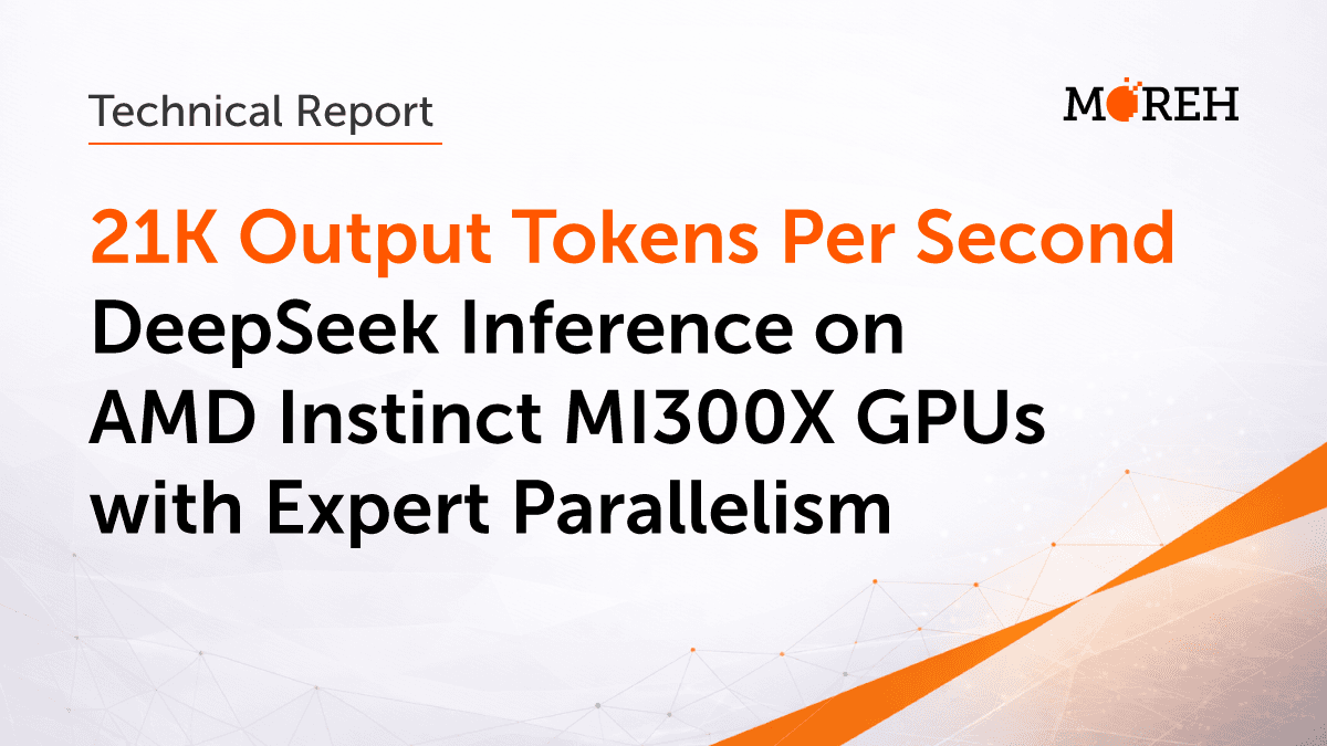 21K Output Tokens Per Second DeepSeek Inference on AMD Instinct MI300X GPUs with Expert Parallelism